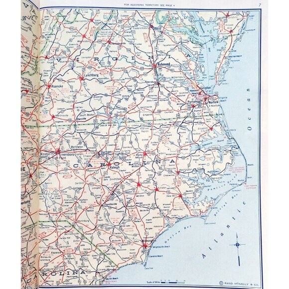 1959 Montgomery Ward Riverside North America Road Guide Atlas Riverside DWQQ1 - Picture 4 of 5
